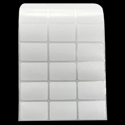 สติ๊กเกอร์กึ่งมันกึ่งด้าน ขนาด 3.0 x 2.0 ซม.