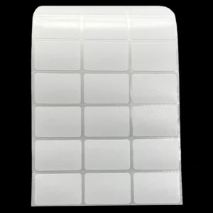 สติ๊กเกอร์กึ่งมันกึ่งด้าน ขนาด 3.0 x 2.0 ซม.