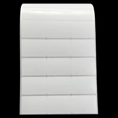 สติ๊กเกอร์กึ่งมันกึ่งด้าน ขนาด 3.5 x 2.5 ซม.