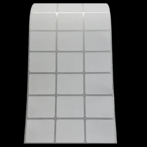 สติ๊กเกอร์พีพีขาวด้าน ขนาด 3.2 x 2.5 ซม.